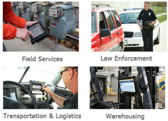 Handbediende computer 5G SM4350 met Android 11,0 industriële ruwe tablet 1 van paneelpc